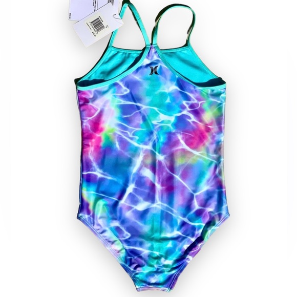 Hurley Girls Graphic One-Piece Swimsuit! NWT! - Picture 2 of 6